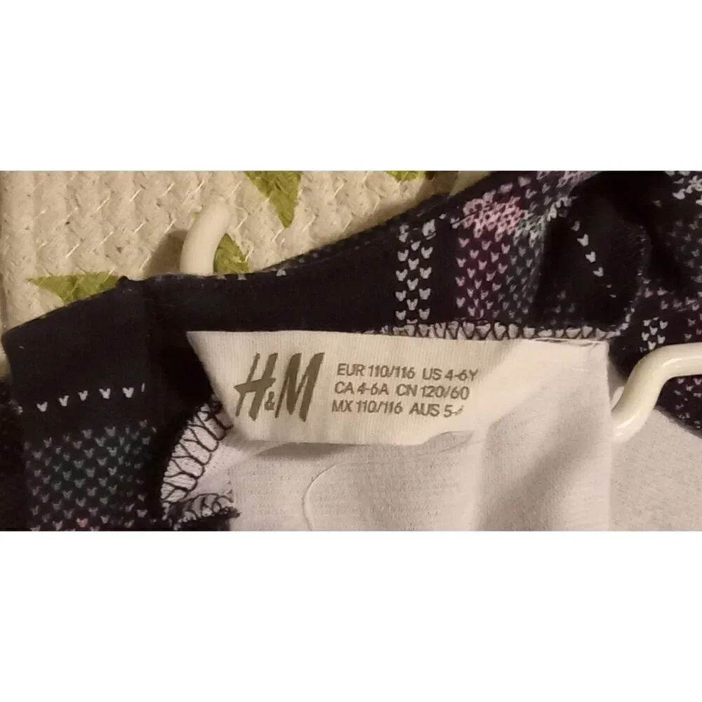 H&M plaid  girls dress